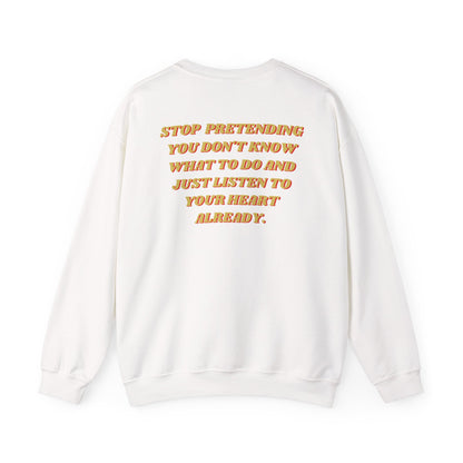 gut feelings crewneck