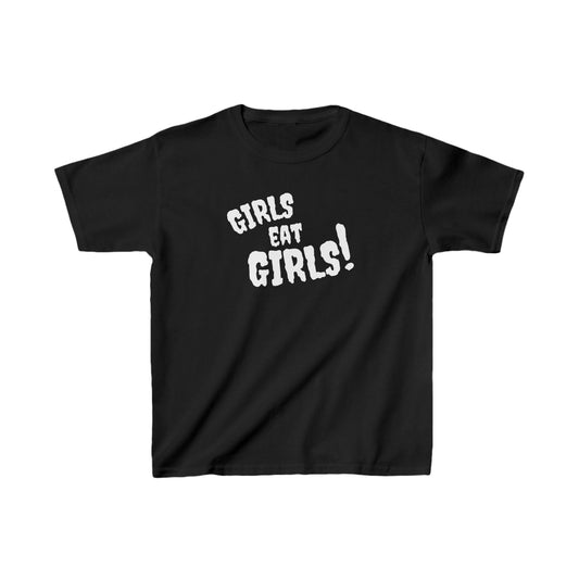 Girls Eat Girls Baby Tee (Black Ink)