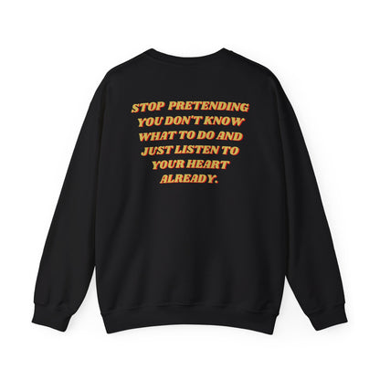 gut feelings crewneck