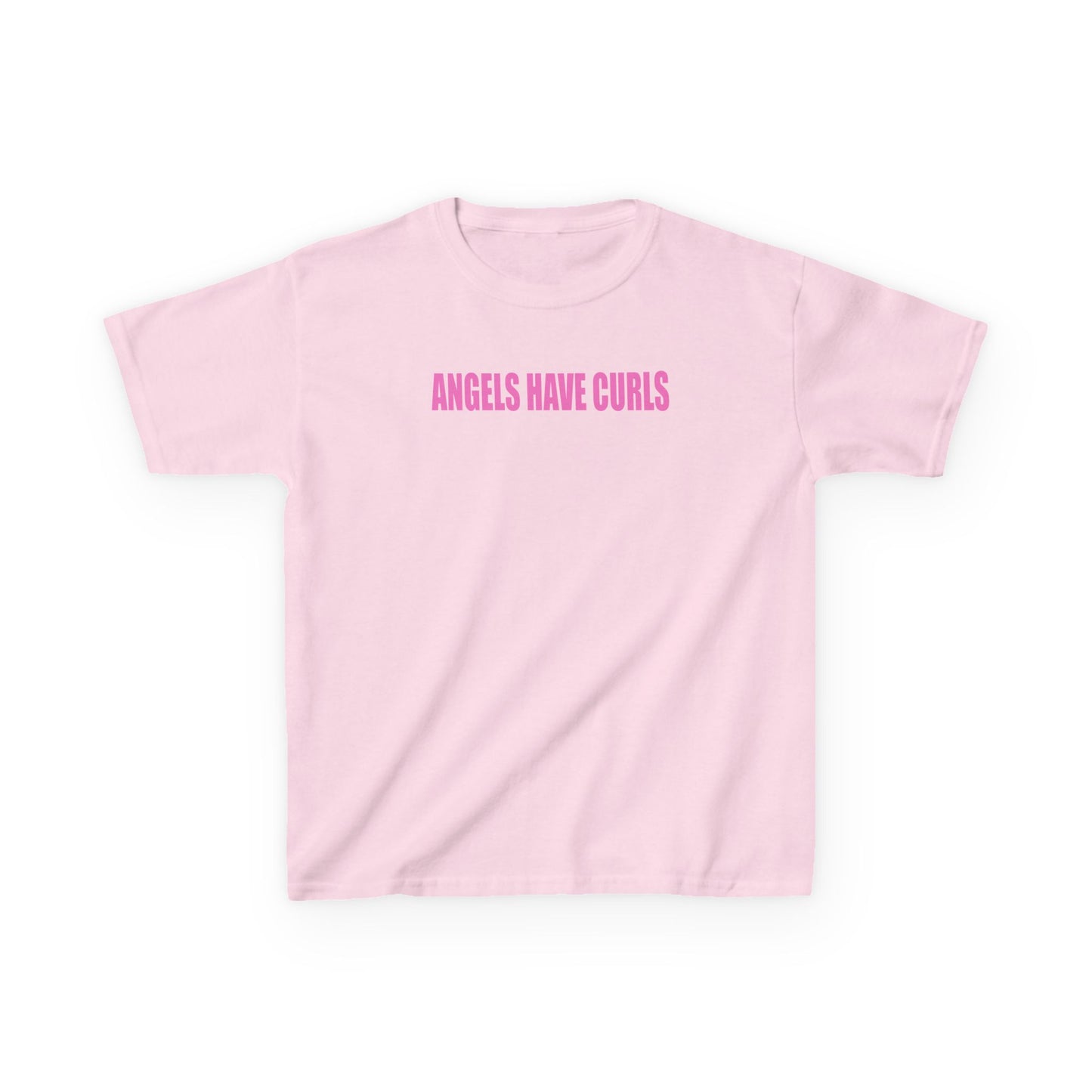 angels have curls baby tee