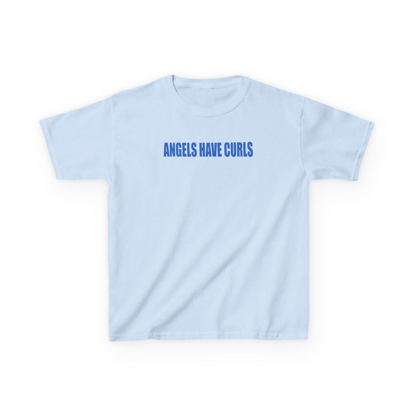 angels have curls baby tee